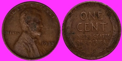 USA 1 Cent 1933 /U 295