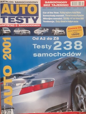 Auto testy 2001 Katalog samochodowy