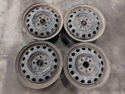 LLANTAS ACERO 4 PIEZAS 4X100 4,5JX14 FI54,1 MAZDA 2  