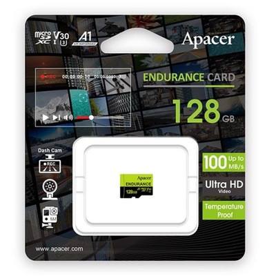 Apacer Karta pamięci Endurance, 128GB, micro SDXC, AP128GEDM1D05-R, UHS-I U