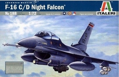 F-16 C/D Night Falcon /1:72/ - Italeri 0188