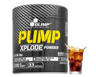 OLIMP PUMP XPLODE POWDER 300G POMPA AAKG CYTRULINA