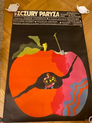Plakat Włodzimierz Terechowicz Szczury Paryża 1975