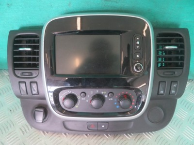 Рамка радио панель обдув радио renault trafic 15r фото №1