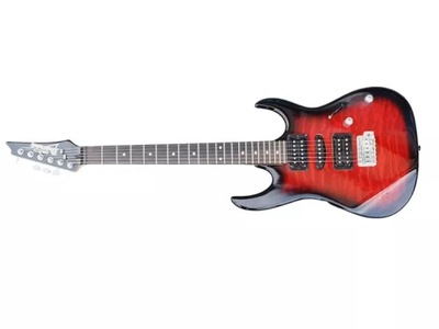 GITARA ELEKTRYCZNA IBANEZ GRX70QA-TRB TRANSPARENT RED BURST