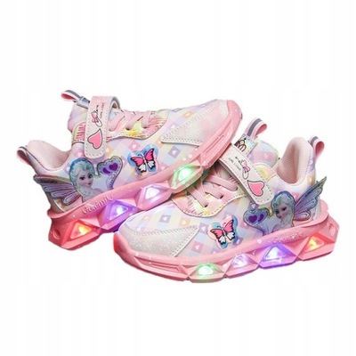 Adidasy Elsa buty LED świecące Dziecięce Roz.21-35