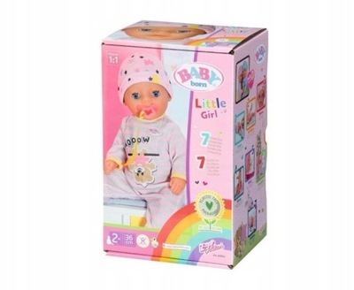 BABY BORN Lalka interaktywna Soft Touch Dziewczynka 831960