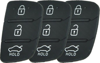 Гумка кнопки do ключа pilot hyundai kia тримати фото №1