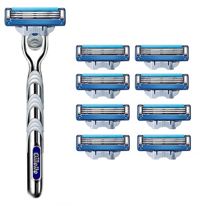 Gillette MACH3 TURBO MASZYNKA I 9 WKŁADÓW MĘŻCZYZNA