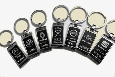 KEYRING BMW SEAT VOLKSWAGEN AUDI FIAT HONDA ENGRAVER  