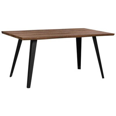 Stół do jadalni 160 x 90 cm ciemne drewno WITNEY