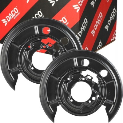 2x защита диск тормозной задняя l+p citroen jumper ii fiat ducato фото №1