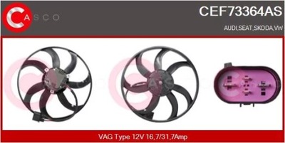 CEF73364AS/CSC VENTILIATORIUS AUŠINTUVO 