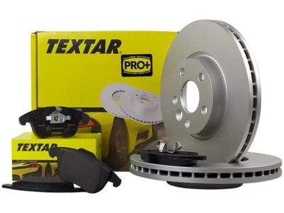 TEXTAR DISCOS ZAPATAS PARTE DELANTERA FORD GALAXY S-MAX  