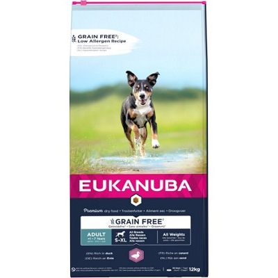 EUKANUBA Dog Adult All breeds No grain kaczka 12kg