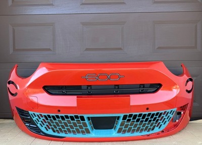 Fiat 600 2023- бампер перед передний оранжевый sole фото №1