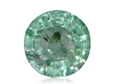 Naturalny Szmaragd 0.16ct Okrągły + eCertyfikat WBD