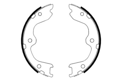 Brembo тормозная колодка тормоза стояночного infiniti ex, g, фото №1
