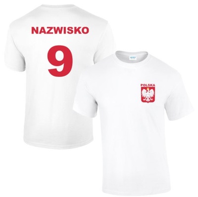 Koszulka Reprezentacji Polski Godło Własny Nadruk