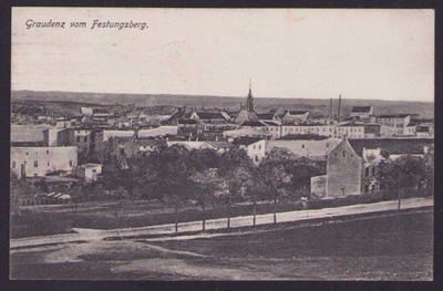 Grudziądz - Graudenz vom Festungsberg 1916 r