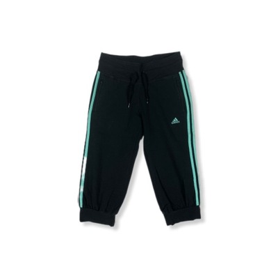 Adidas spodenki sportowe za kolano czarne logo S M