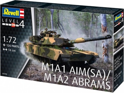 Model plastikowy M1A2 Abrams 1/72