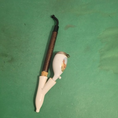 Stara Fajka z Pozcelany -27 cm