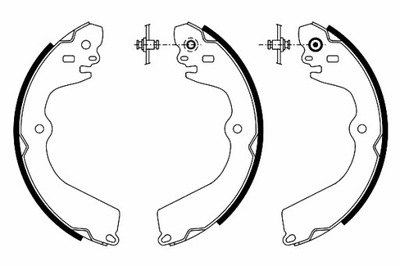 BOSCH КОЛОДКИ ГАЛЬМІВНІ КОМПЛЕКТ ЗАД NISSAN NV200 NV200 EVALIA 1.5D 1.6