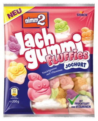 Nimm2 Lach Gummi Fluffies Joghurt żelki 200g