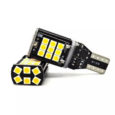 W16W ЛАМПОЧКА LED (СВІТЛОДІОД) 12-24V CANBUS 1200LM БІЛА 1 ШТУКА