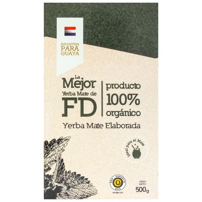 Yerba Mate Fede Rico Organic La Mejor 0,5kg