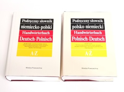 Podręczny słownik polsko-niemiecki niemiecko-polski Deutsch Polnisch 2 tomy