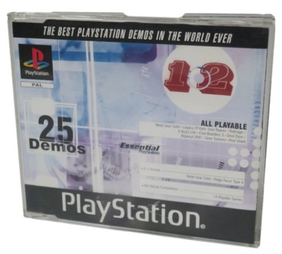 PS1 ESSENTIAL PLAYSTATION 12 DEMO PLAYSTATION 1 PSX