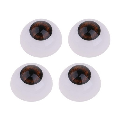 Akrylowe gałki oczne Iris Eye 24 mm dla koloru brązowego
