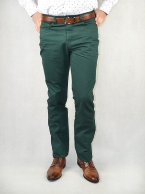 Spodnie męskie chino zielone W32 L32