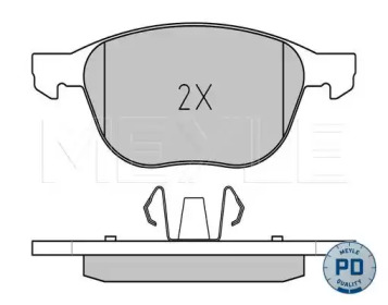 КОЛОДКИ ДИСКОВЫЕ ТОРМОЗНОЕ VOLVO MAZDA FORD MEYLE фото