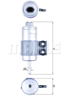 KNECHT KL 510 ФІЛЬТР ПАЛИВА