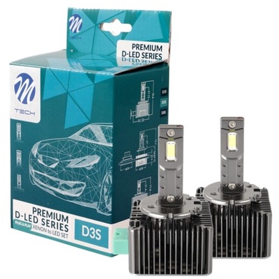 ŻARNIKI XENON D3S LED 6000K 35W CANBUS P&P 8400 lumen