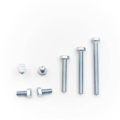 Śruby ocynkowane M5 zestaw 7 szt, do prętów błotników