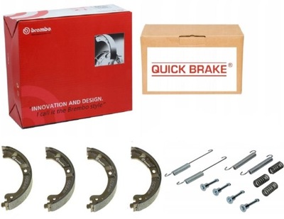 Гальмівні колодки гальмівні+ пружини dodge caravan 2000-07 фото №1