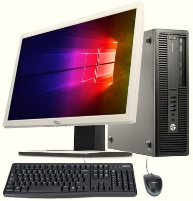 Zestaw komputerowy PC 4GB 500GB Windows10 + monitor 22''