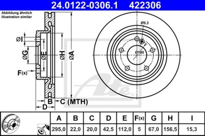 DISC BRAKE 24.0122-0306.1  