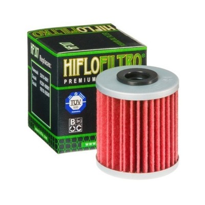 HIFLO FILTRO ACEITES HF207 KAWASAKI KXF 250 450 SUZUKI RMZ 250 450 BETA EVO  