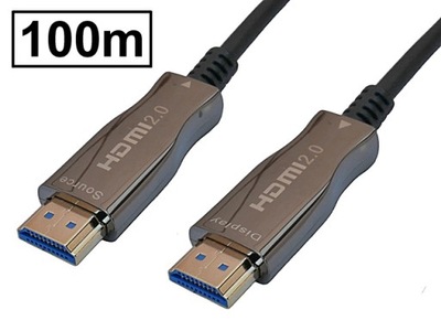 Kabel HDMI-HDMI v2.0 4K/60Hz AOC optyczny MAXTRACK 100m