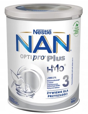 Mleko modyfikowane NAN 3 Optipro Plus 800g