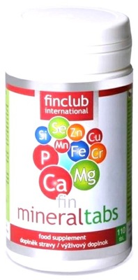 FIN MINERALTABS 110 tbl FINCLUB sada minerálov