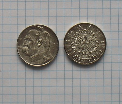 moneta 5 zł 1934 Piłsudski