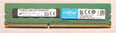 Pamięć 8GB DDR3 PC3L-12800E 1600MHz ECC MICRON