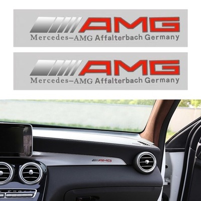 2SZT.MERCEDES PETROL SIGN AMG STICKER  