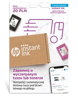 Karta Prepaid HP Instant Ink 2 miesiące